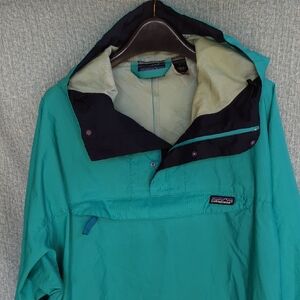 Patagonia Teal and Navy Pullover Jacket